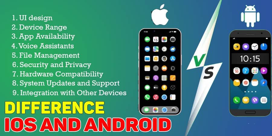 What are the Differences Between iOS and Android